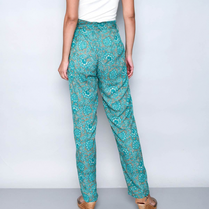 Pantaloni Dama print floral