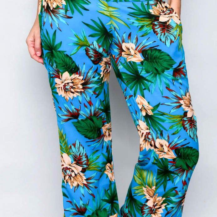 Pantaloni Dama print floral